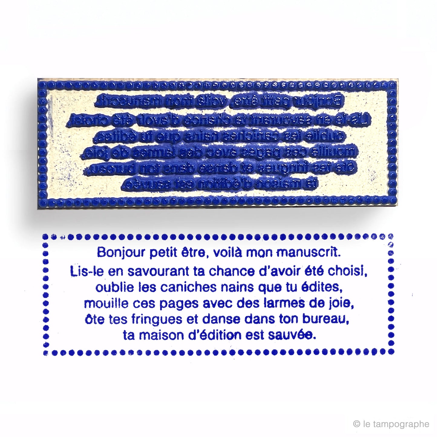 Tampon pour écrivain n°2