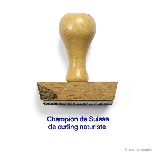 Champion de Suisse de curling naturiste